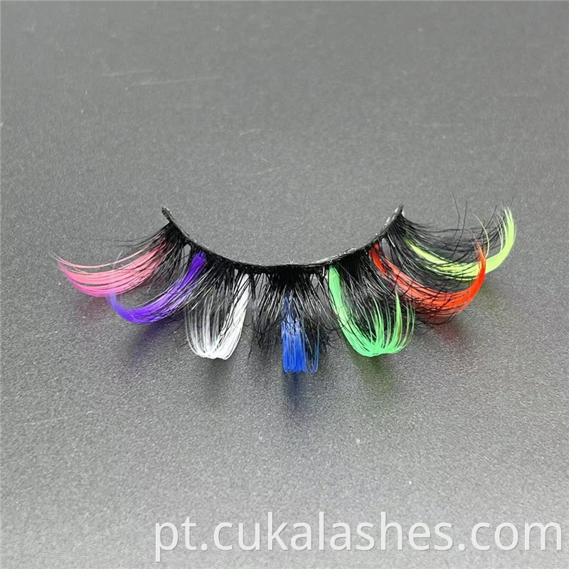 Multi Coloured Eyelashes